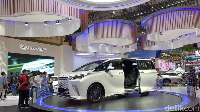 Ilustrasi mobil mewah Lexus