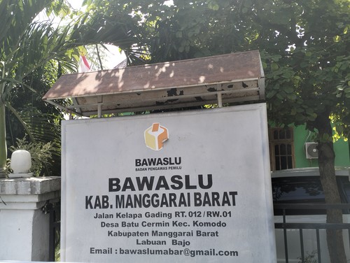 Kantor Bawaslu Kabupaten Manggarai Barat di Labuan Bajo (Ambrosius Ardin)