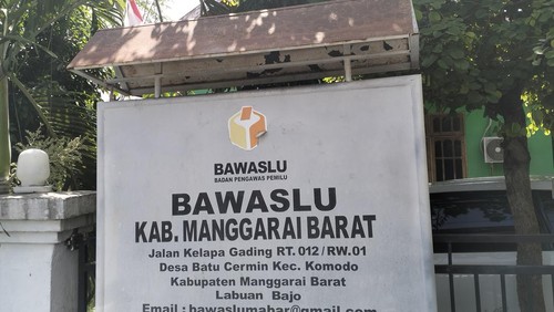 Kantor Bawaslu Kabupaten Manggarai Barat di Labuan Bajo (Ambrosius Ardin)
