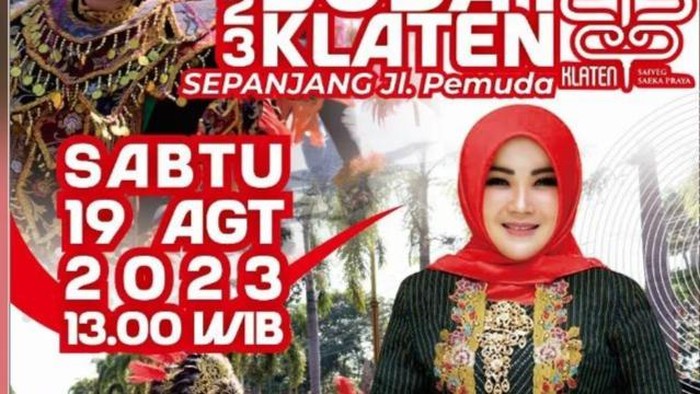 Karnaval budaya Kabupaten Klaten.