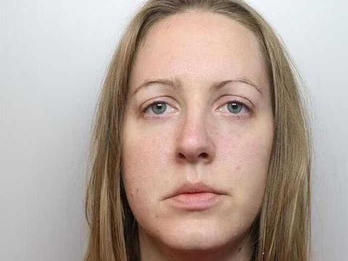A mugshot of Lucy Letby, who was on trial at Manchester Crown Court charged with the murder of seven babies, in Chester, Britain, in this undated Handout image obtained by Reuters on August 17, 2023. Cheshire Constabulary/Handout via REUTERS