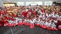 Peserta tersebut merupakan siswa/i dari Belantara Budaya Indonesia yang terdiri anak-anak, remaja, dewasa, dan teman difabel. 