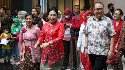 Momen Menteri PPPA Rayakan HUT RI dengan Menari