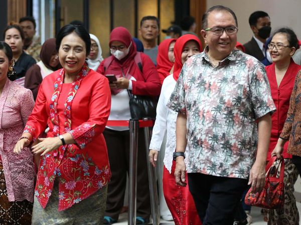 Momen Menteri PPPA Rayakan HUT RI dengan Menari