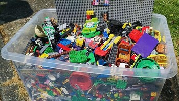 Dapat jackpot mainan di tempat sampah, entah siapa yang membuangnya. Foto: Bored Panda