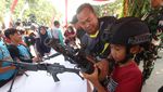 Pelajar Kunjungi Pameran Alutsista di Kota Kediri