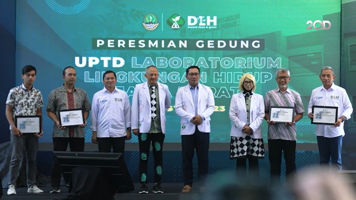 Peresmian laboratorium lingkungan hidup di Jabar berstandar internasional.