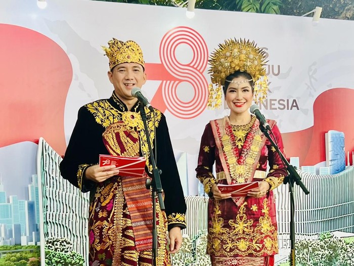 Valerina Daniel jadi pembawa acara HUT ke-78 RI di Istana Negara