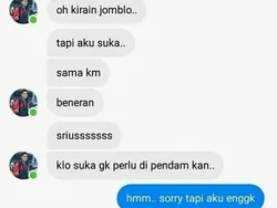 Kumpulan Chat Ditolak Gebetan, Malu Pake Banget!