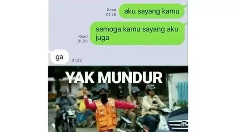 10 Chat Ditolak Gebetan, Malunya Sampai ke Ubun-ubun Ditolak gebetan rasanya sakit banget! Tapi tenang, kamu nggak sendiri. Orang-orang ini juga mengalami perihnya cinta ditolak. Yang sabar, ya.