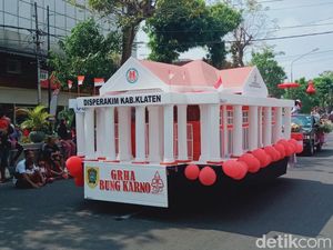 48 Peserta Pamerkan Kendaraan Hias di Karnaval Pembangunan Klaten 2023
