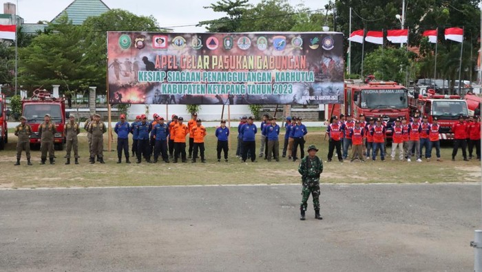 Apel siaga bencana karhutla tingkat Kabupaten Ketapang 2023.