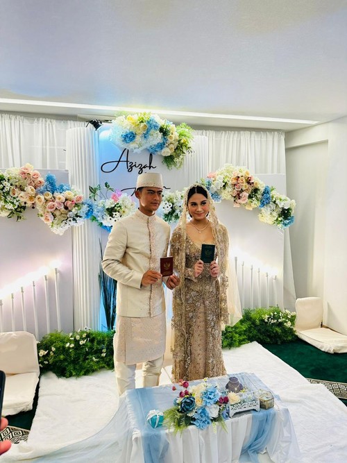 Azizah Putri Andre Rosiade Dinikahi Pemain Timnas Pratama Arhan (Istimewa)