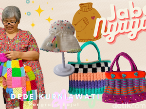 Menengok Semangat dan Cantiknya Rajutan Karya Dede
