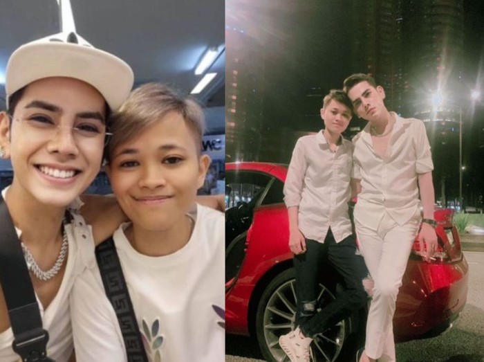 Foto pasangan Adam atau akrab disapa Danny (40 tahun) menikah dengan pasangannya Nurazearah Fateha (22 tahun).