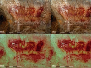 Foto Unik Gambar Manusia Purba di Gua Prasejarah, Ada Hewan Ini