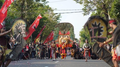 Intip Kemeriahan Karnaval Budaya Klaten di Peringatan HUT RI Ke-78