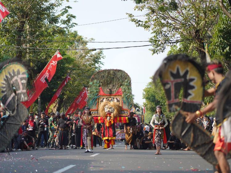 Intip Kemeriahan Karnaval Budaya Klaten di Peringatan HUT RI Ke-78