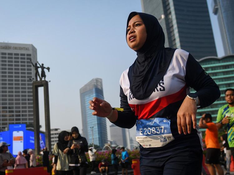 Ribuan Pelari Meriahkan Jakarta Half Marathon 2023