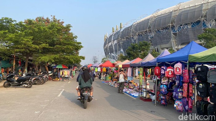 Kawasan Stadion Gelora Bandung Lautan Api (GBLA), Minggu (20/8/2023)