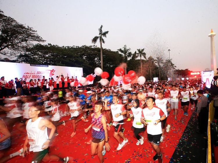 Kemeriahan Jakarta Half Marathon 2023