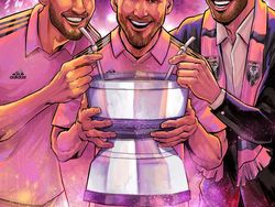 Meme Messi Angkat Trofi Lagi,  Ronaldo dan Fans Menangis