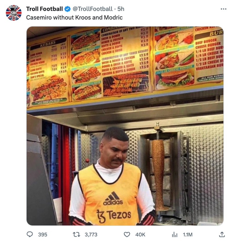 Meme MU vs Tottenham