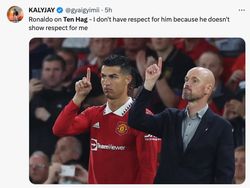 Meme Menohok MU Tumbang Lawan Tottenham, Andai Ada Ronaldo