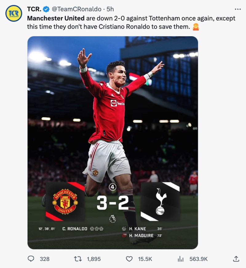 Meme MU vs Tottenham