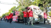 Melalui karnaval ini, Pemkab Klaten dapat menampilkan prestasi-prestasi yang diraih kepada masyarakat umum. Foto: dok. Pemkab Klaten