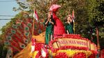Mobil Hias Karnaval Pembangunan Klaten Tampilkan Inovasi-Prestasi OPD