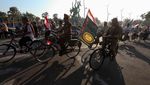 Ratusan Pecinta Sepeda Tua Pawai untuk Peringati HUT RI