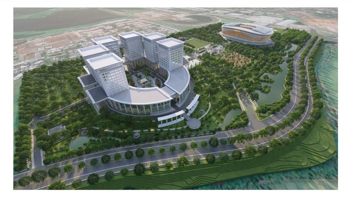 Review masterplan Balai Kota Semarang.