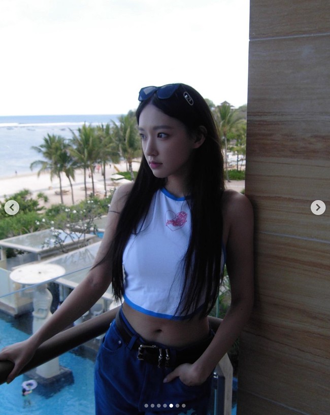 Mantan idol KPop yang kini dikenal sebagai aktris itu pun menjadi sorotan publik. Lewat unggahan Instagram-nya terungkap Cheng Xiao sedang liburan di Bali. Foto: dok. Instagram @chengxiao_0715