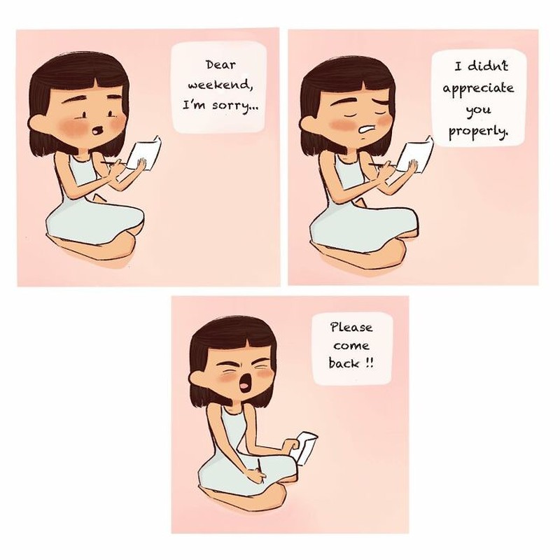 Seorang kretor dengan akun Instagram @mouseinbubble, membuat deretan komik lucu yang berhubungan kehidupan sehari-hari para perempuan. Mana yang kamu banget nih?