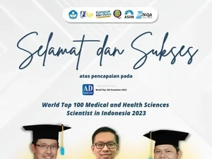 Top! 3 Peneliti Unair Masuk 100 Ilmuwan Terbaik Dunia, Siapa Saja Mereka?
