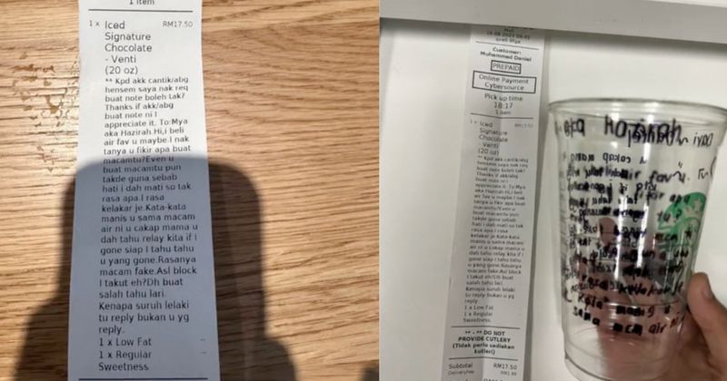 Kocak! Ribut dengan Kekasih, Pria Ini Curhat Lewat Gelas Starbucks