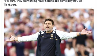 Pelatih Chelsea Pochettino pun ingin memperbaiki dengan membeli pemain ofensif agar lebih bisa mematikan. Foto: Twitter