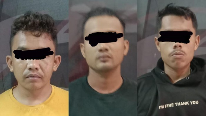 Pelaku pencurian dan penadah Iphone barang bukti Bea Cukai Batam. (Istimewa)