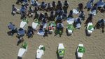 Protes Kekerasan, Belasan Peti Mati Berjejer di Pantai Copacabana Brasil
