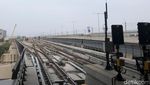 Stasiun LRT Halim Sudah Nyambung dengan Stasiun Kereta Cepat