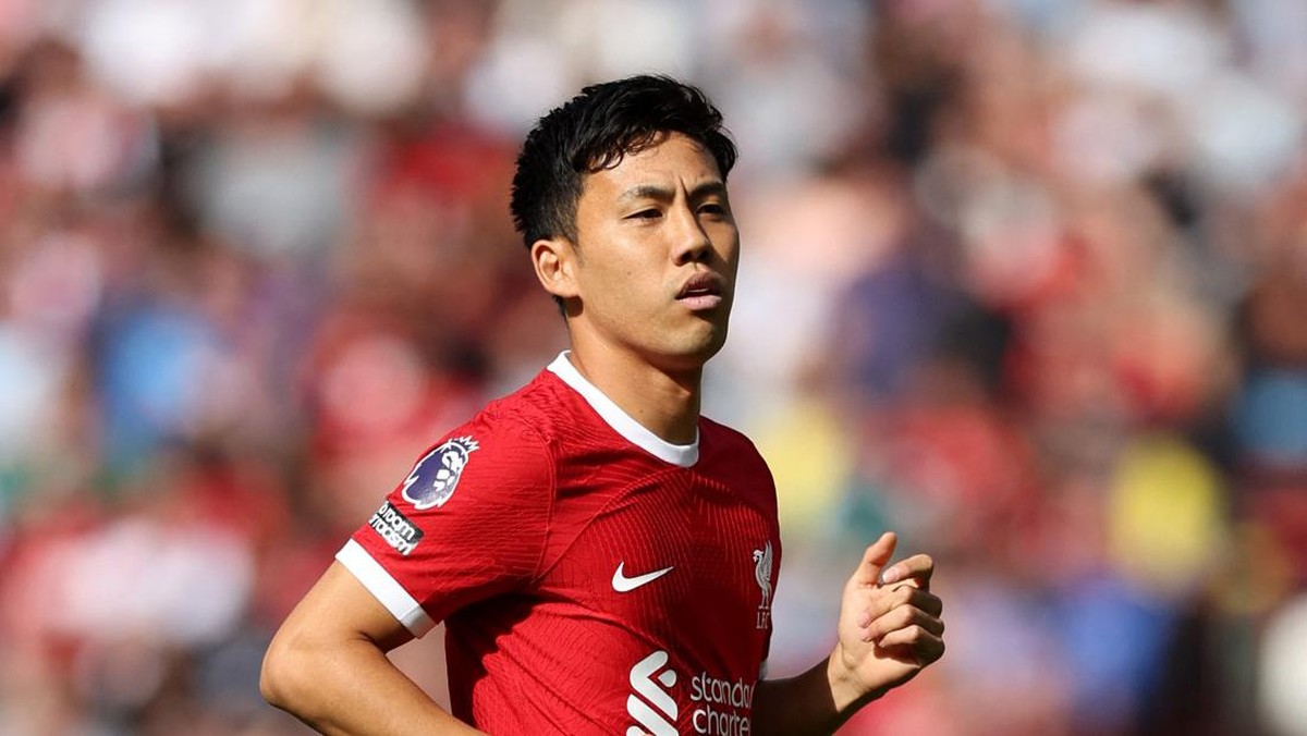 Wataru Endo jadi solusi Liverpool untuk posisi gelandang bertahan. (Foto: REUTERS/DAVID KLEIN)