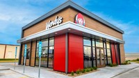 Ini dia gerai restoran Wendys dengan desain baru yang berfokus untuk melayani pembelian take away.