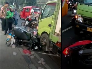 Fakta-fakta Kecelakaan Truk Tabrak 7 Motor Lawan Arah di Lenteng Agung