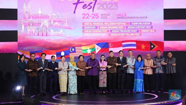 ASEAN Fest 2023. (CNBC Indonesia/Tri Susilo)