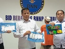 Bawa Sabu 1,1 Kg dalam Kemasan Susu, Santoso Ditangkap!