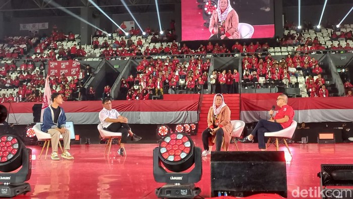 Budiman Sudjatmiko dalam dialog Kopdarnas PSI
