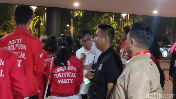 Budiman Sudjatmiko hadiri Kopdarnas PSI.