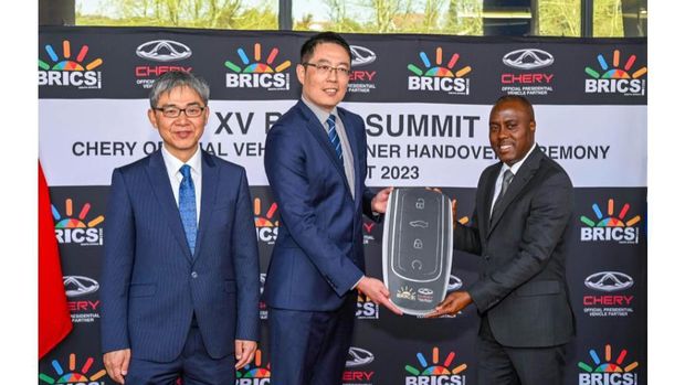 Chery Tiggo 8 Pro jadi mobil operasional KTT BRICS ke-15