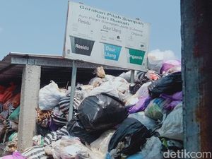 Gunungan Sampah di Tengah Pasar Gentongan Klaten, Pemkab Turun Tangan